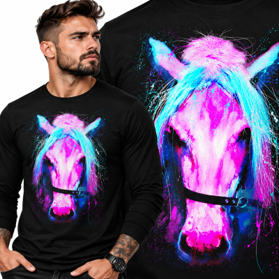 LONGSLEEVE ZWIERZĘTA  KOŃ 1